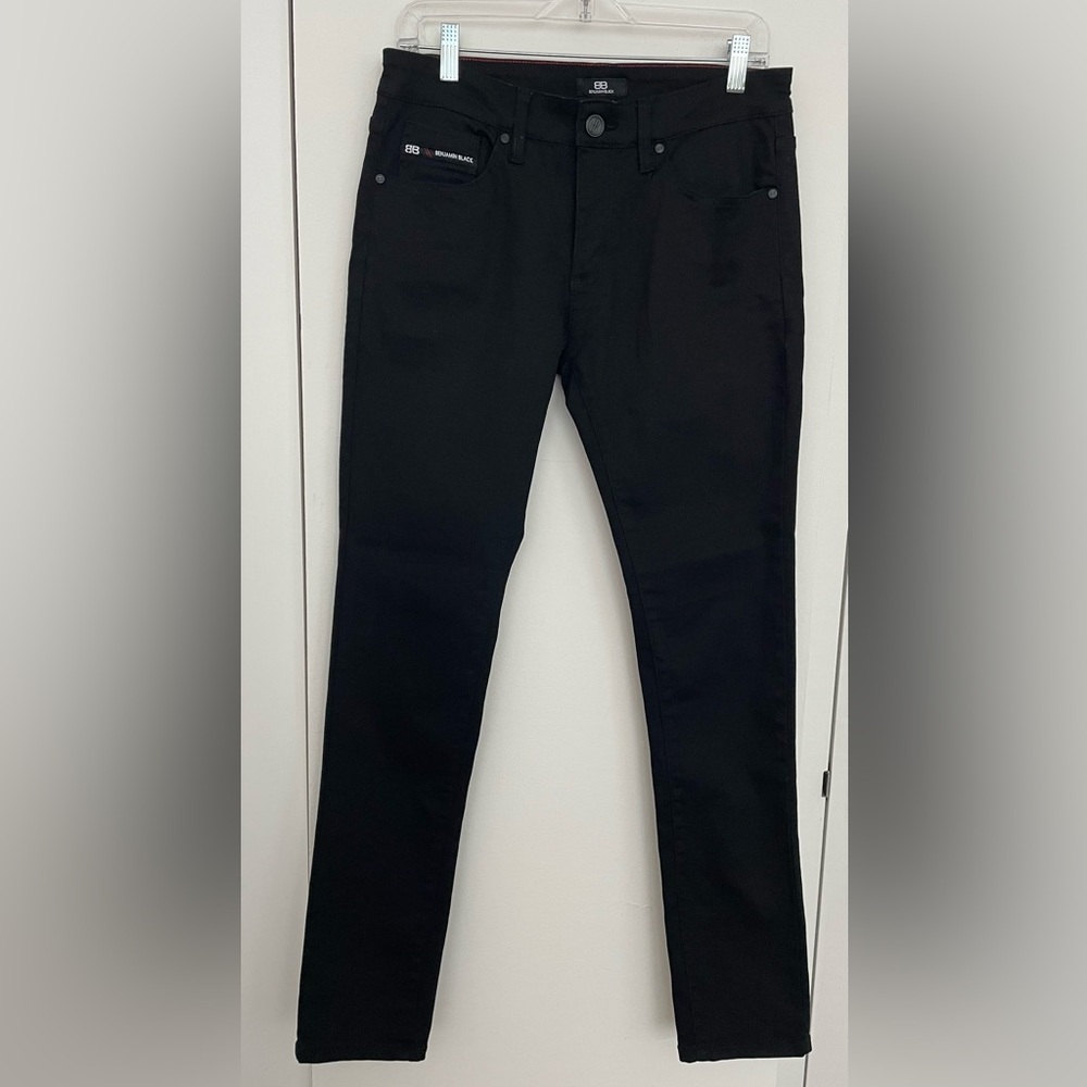 NWOT Benjamin Black Sleek Black Men’s Skinny Jeans 30x32